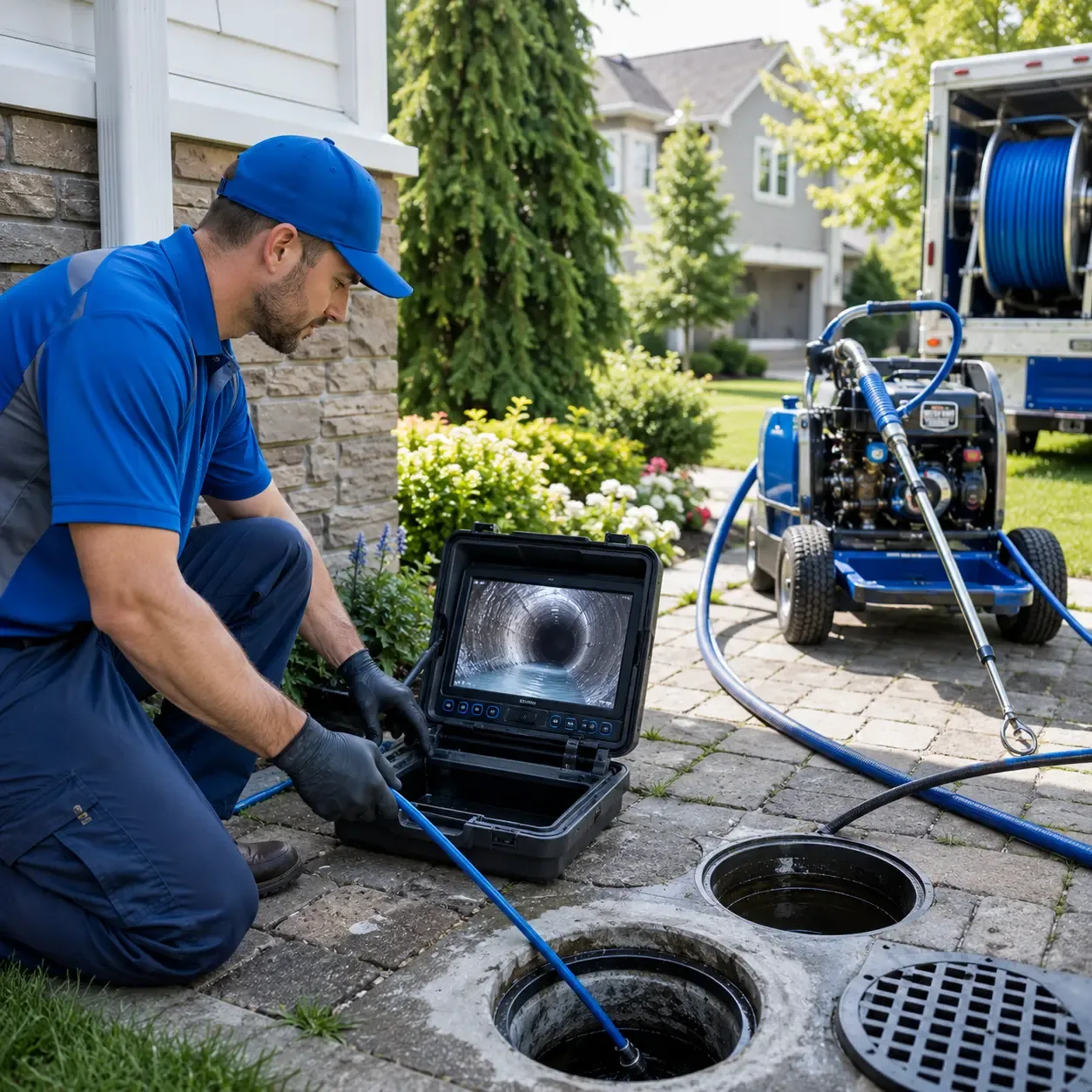 Outdoor drain cleaning professionals serving Sutherlin, VA